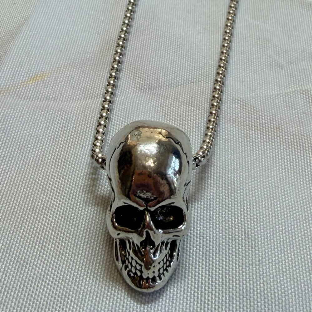 Skull Pendant Necklace for Men NWOT!